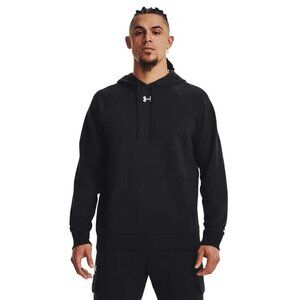 NEW Under Armour Mens 2XL Black Hoodie Cotton/Polyester Blend Pullover